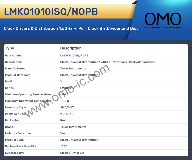 LMK01010ISQ/NOPB