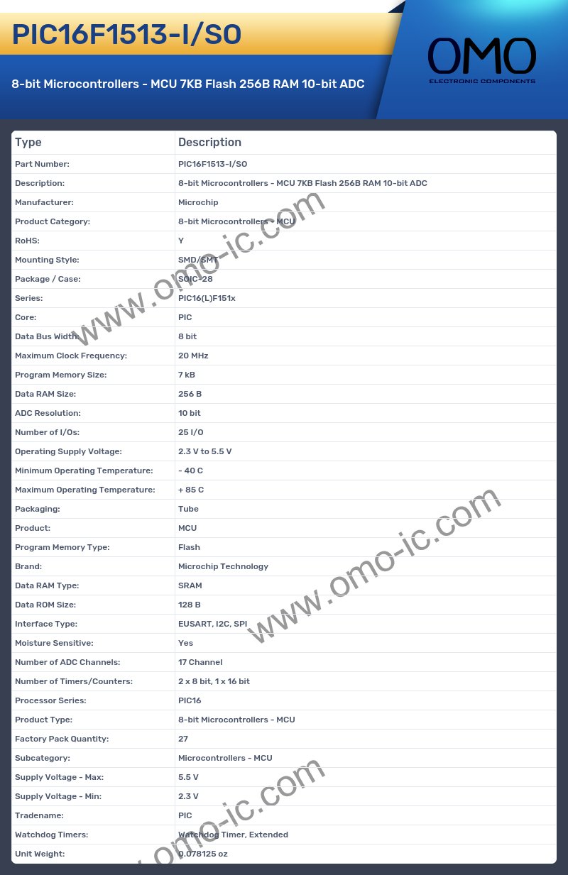 PIC16F1513-I/SO