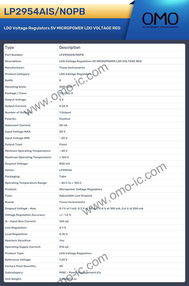 LP2954AIS/NOPB