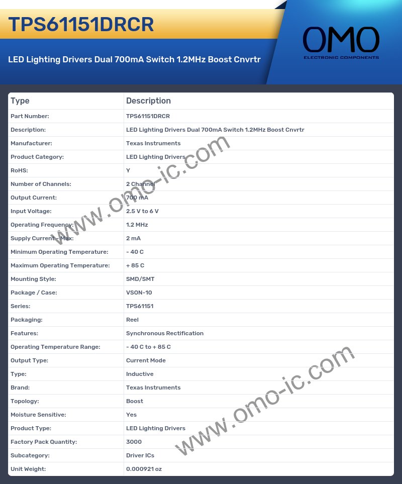 TPS61151DRCR