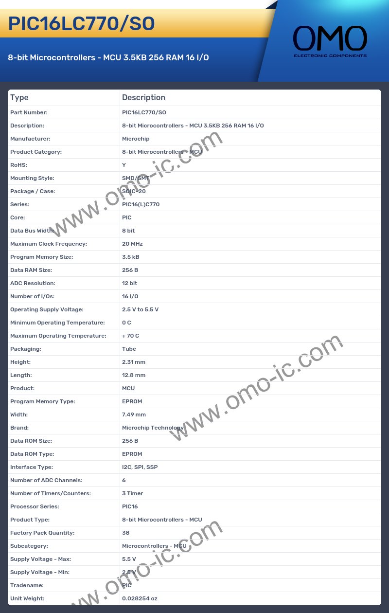 PIC16LC770/SO