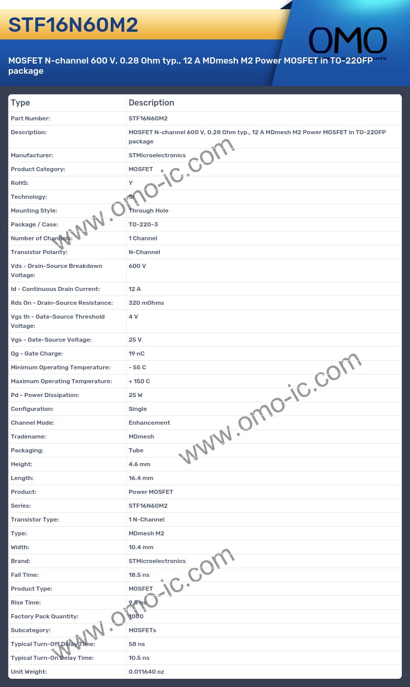 STF16N60M2
