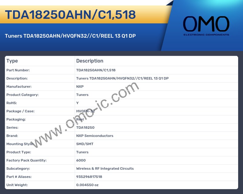 TDA18250AHN/C1,518