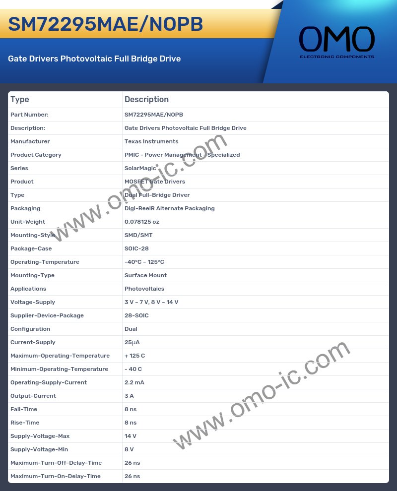 SM72295MAE/NOPB