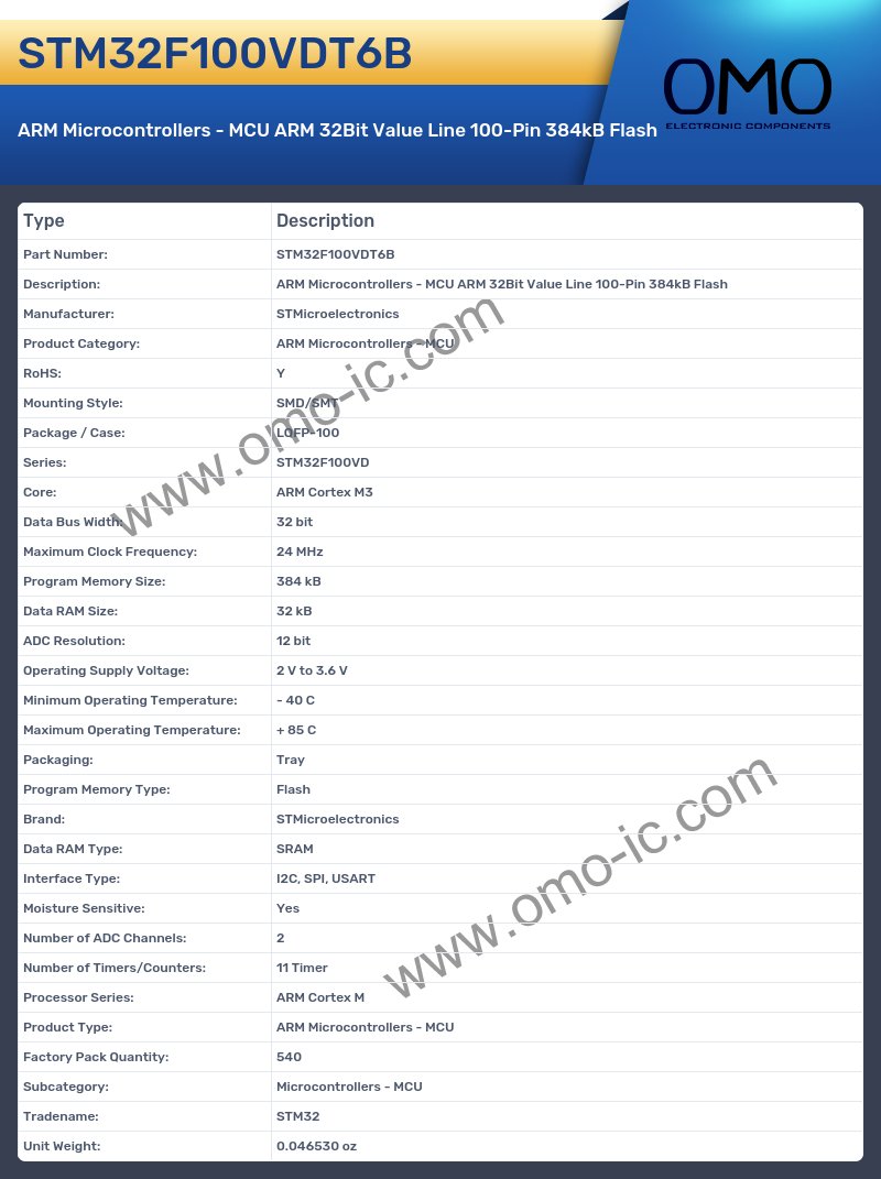 STM32F100VDT6B