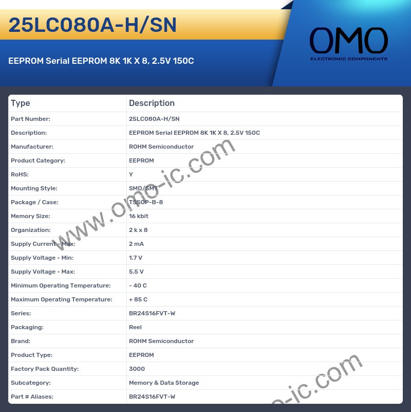 25LC080A-H/SN