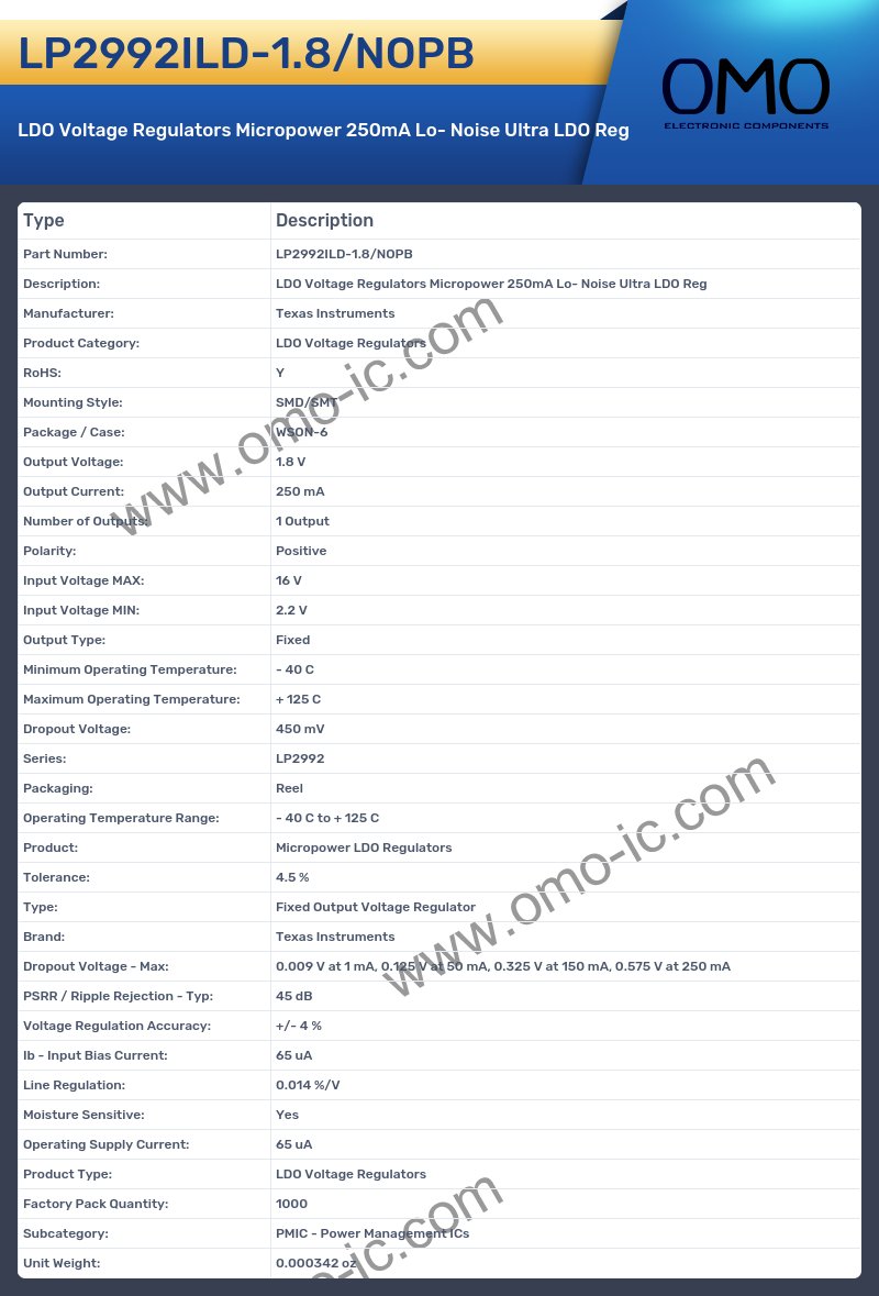 LP2992ILD-1.8/NOPB