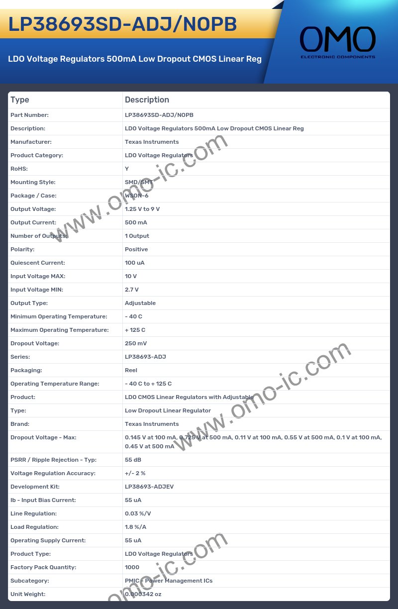 LP38693SD-ADJ/NOPB