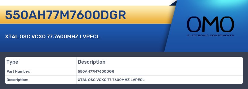 550AH77M7600DGR
