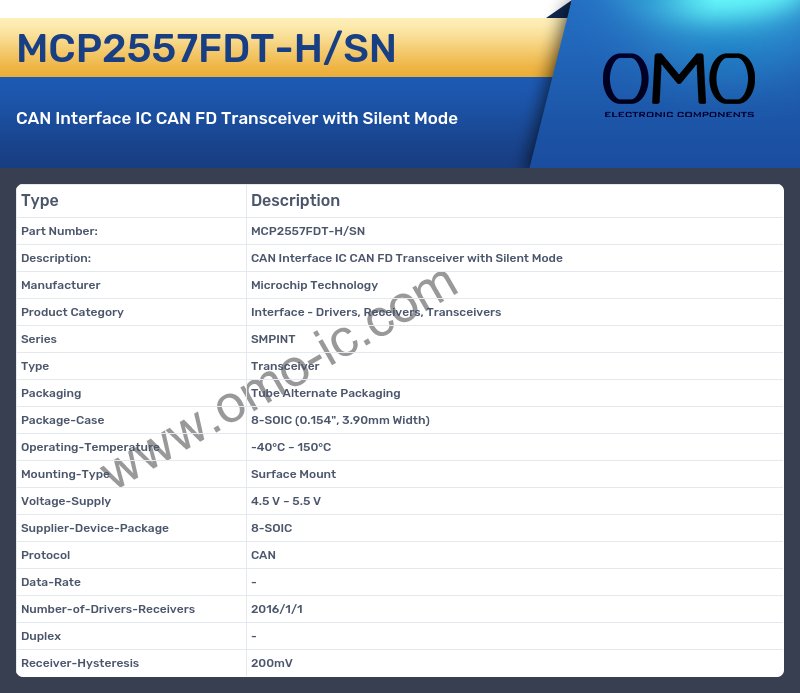 MCP2557FDT-H/SN