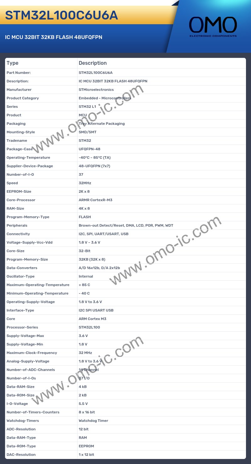 STM32L100C6U6A
