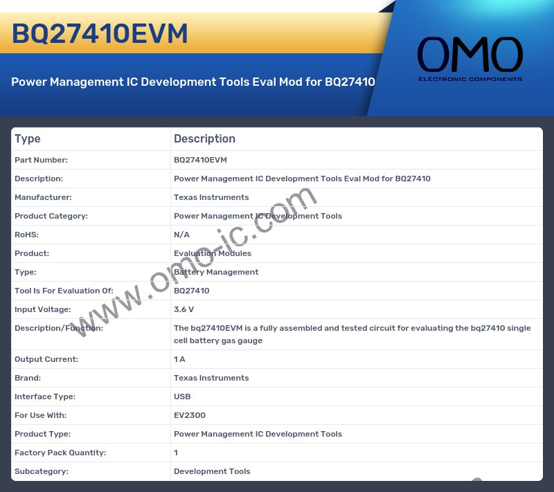 BQ27410EVM