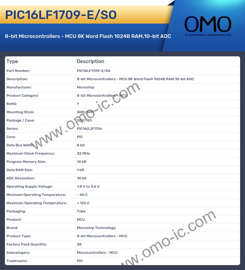 PIC16LF1709-E/SO