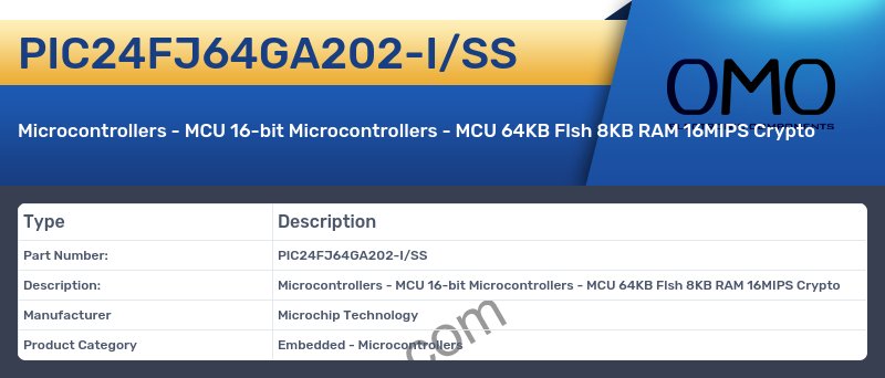 PIC24FJ64GA202-I/SS