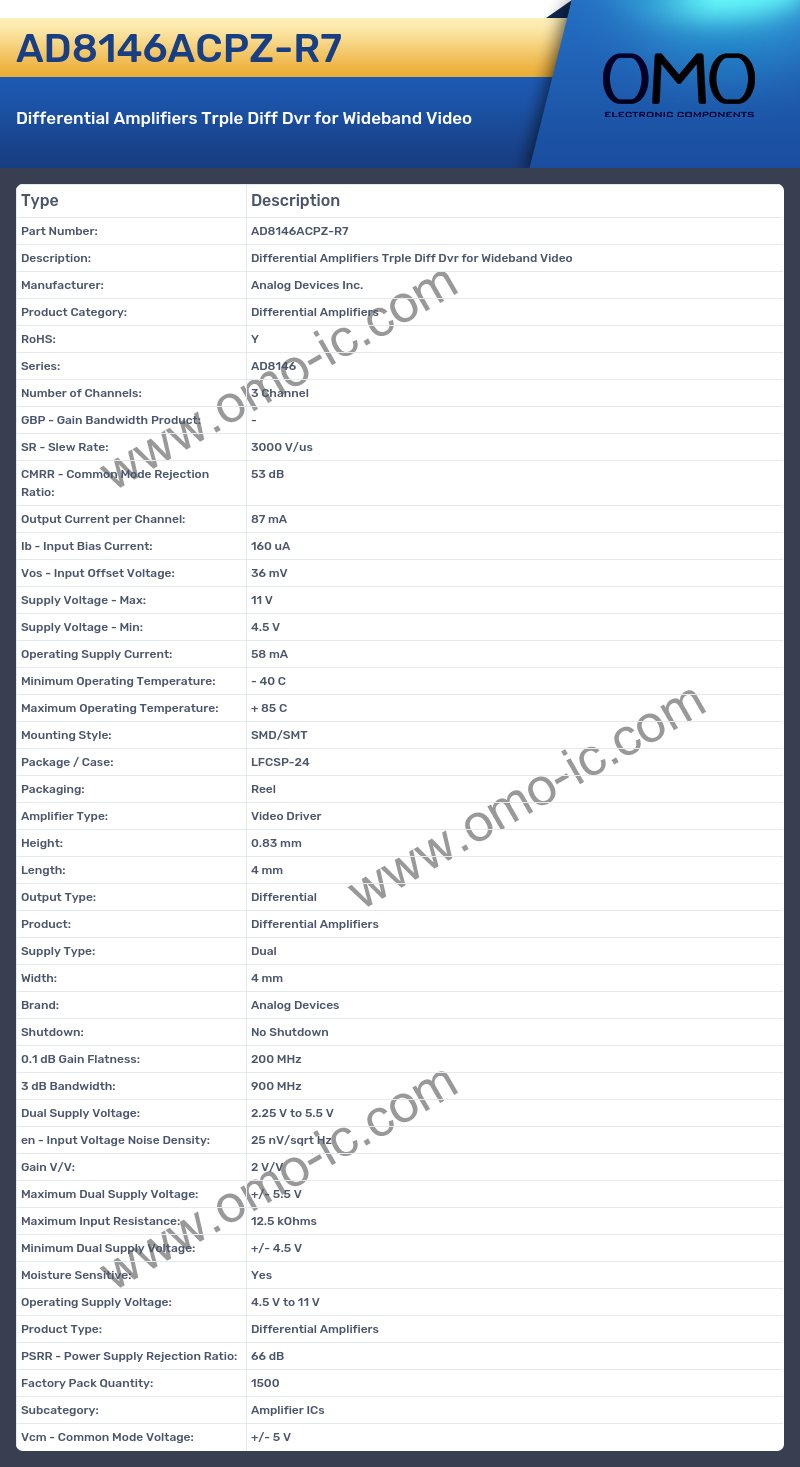 AD8146ACPZ-R7