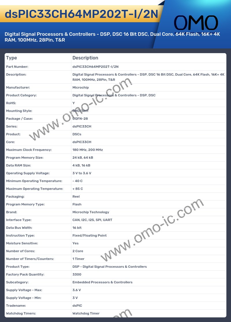 dsPIC33CH64MP202T-I/2N