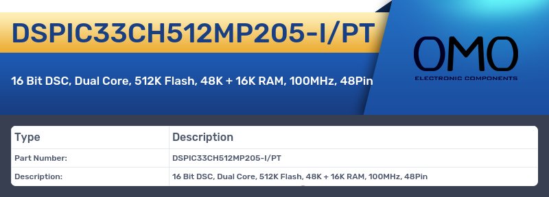 DSPIC33CH512MP205-I/PT