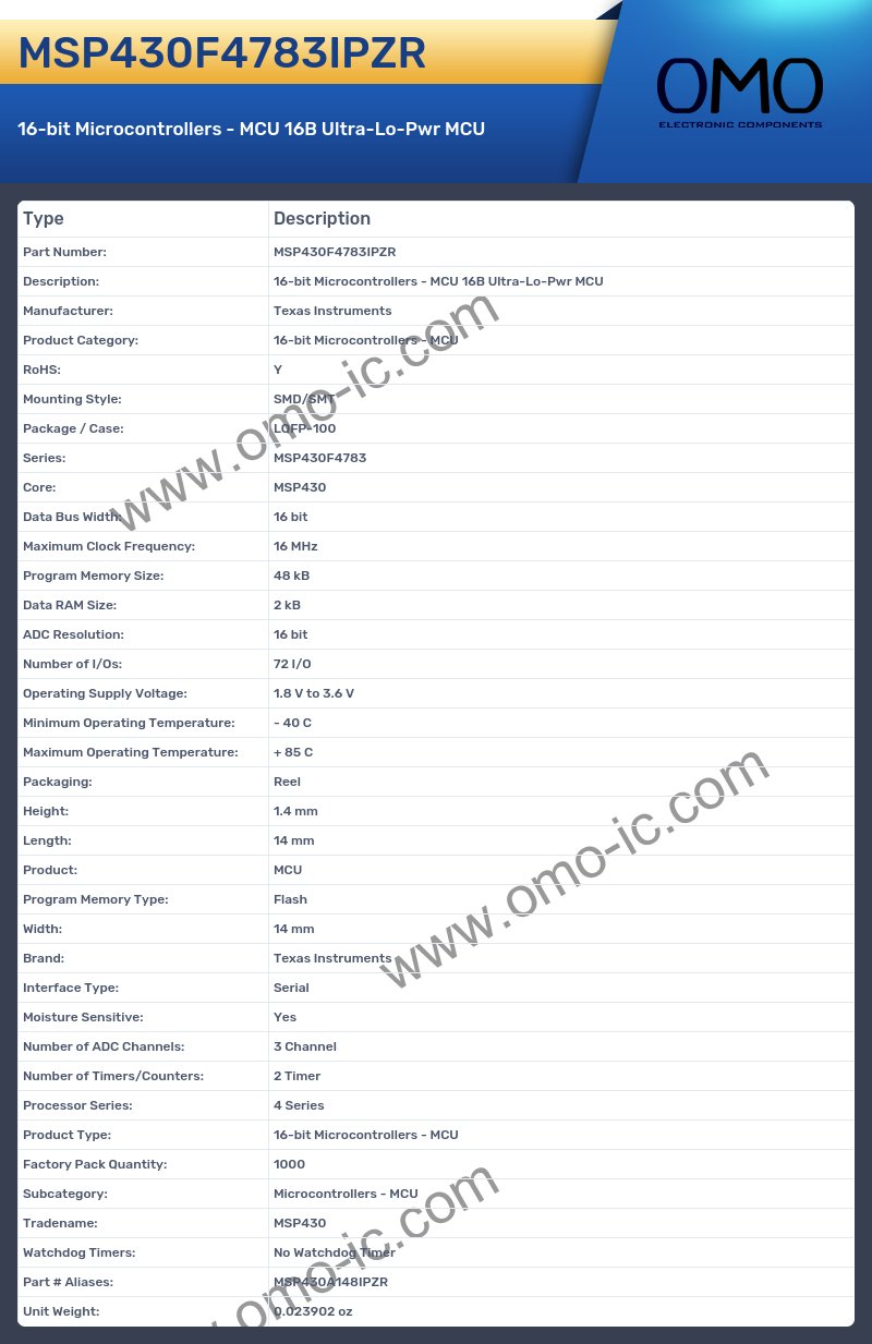 MSP430F4783IPZR