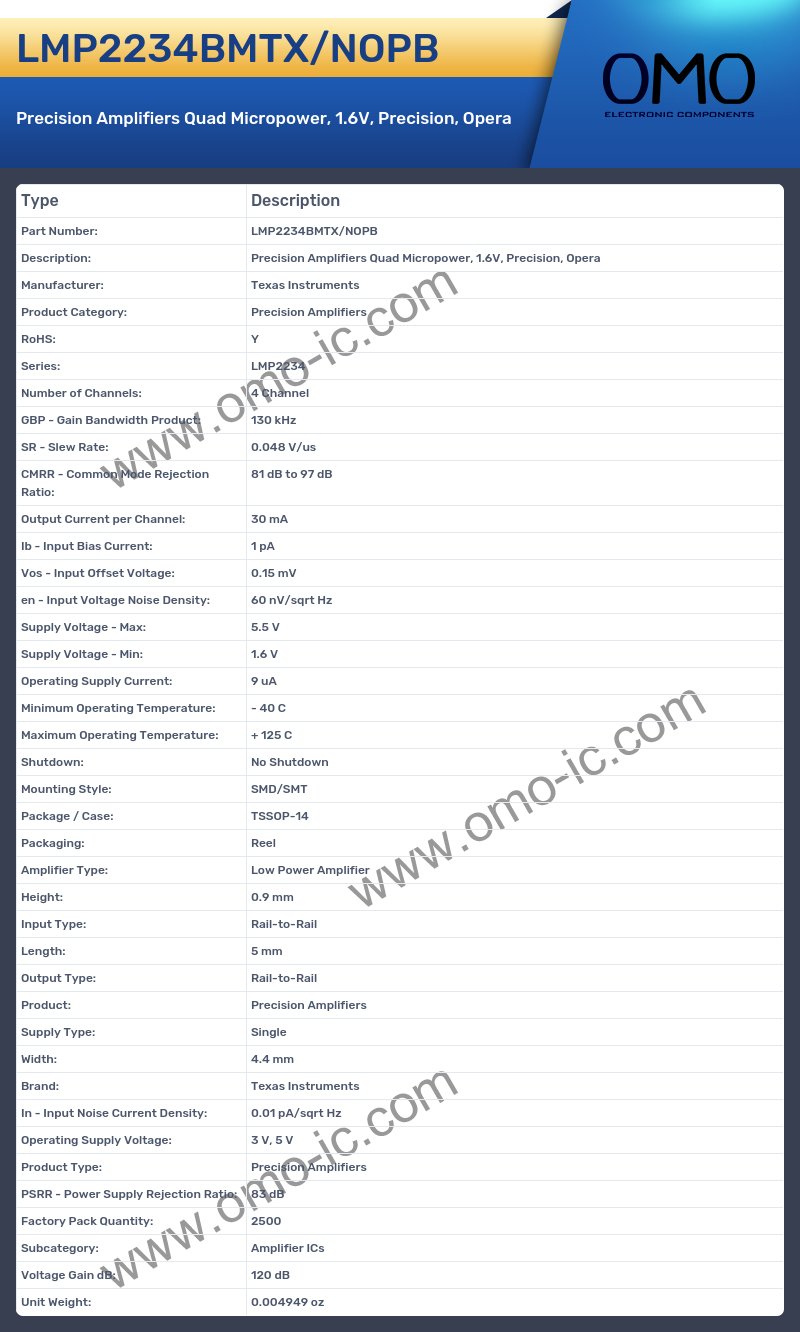 LMP2234BMTX/NOPB