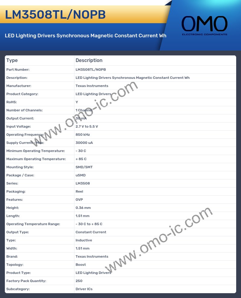 LM3508TL/NOPB
