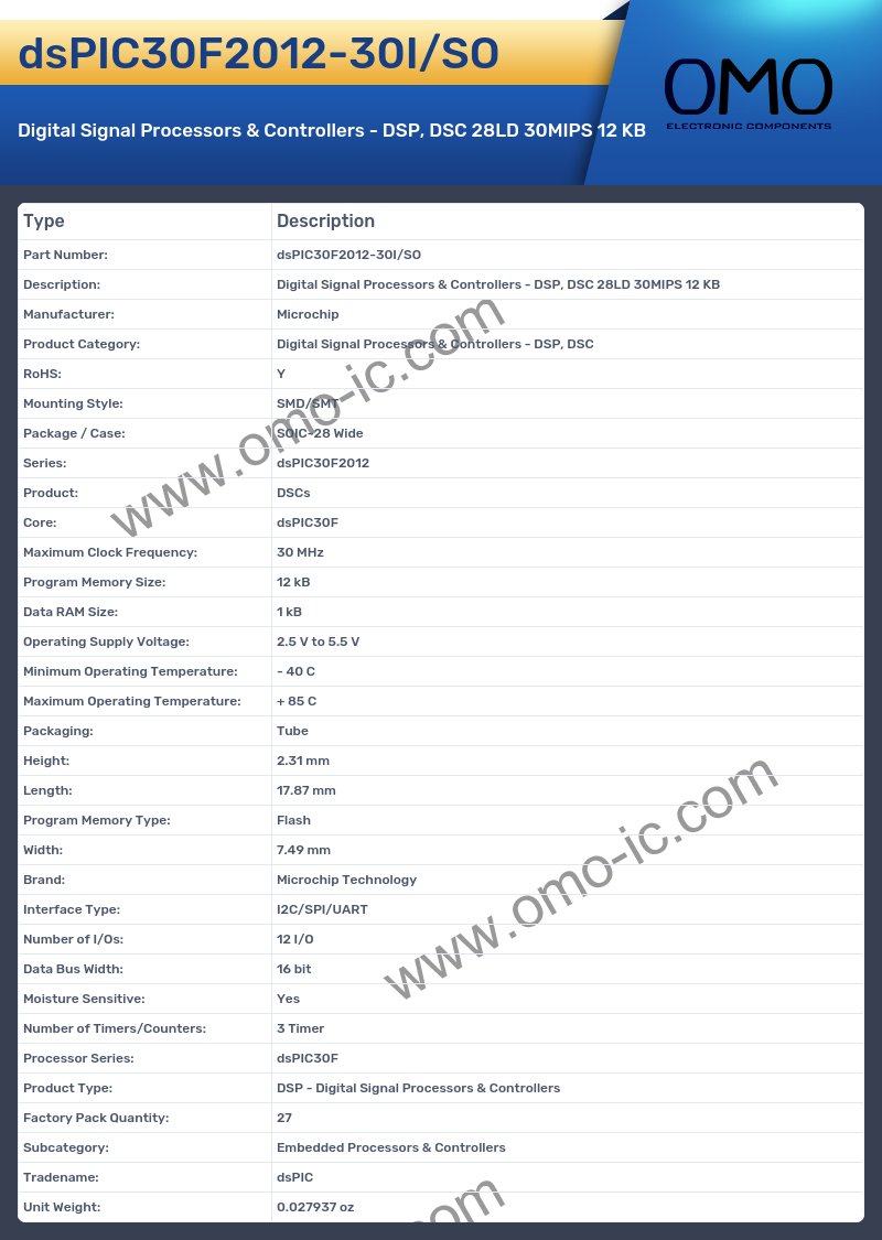 dsPIC30F2012-30I/SO