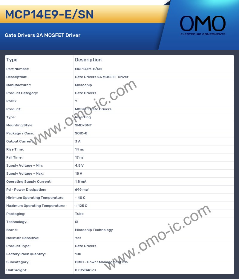 MCP14E9-E/SN