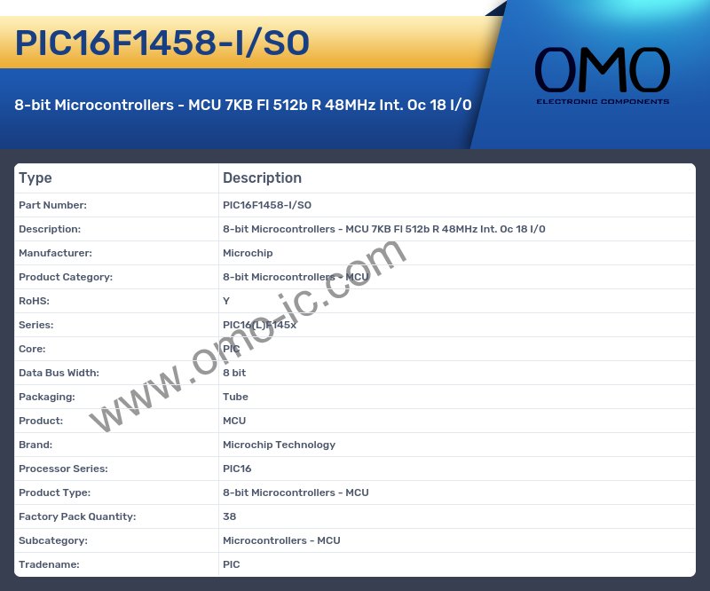 PIC16F1458-I/SO