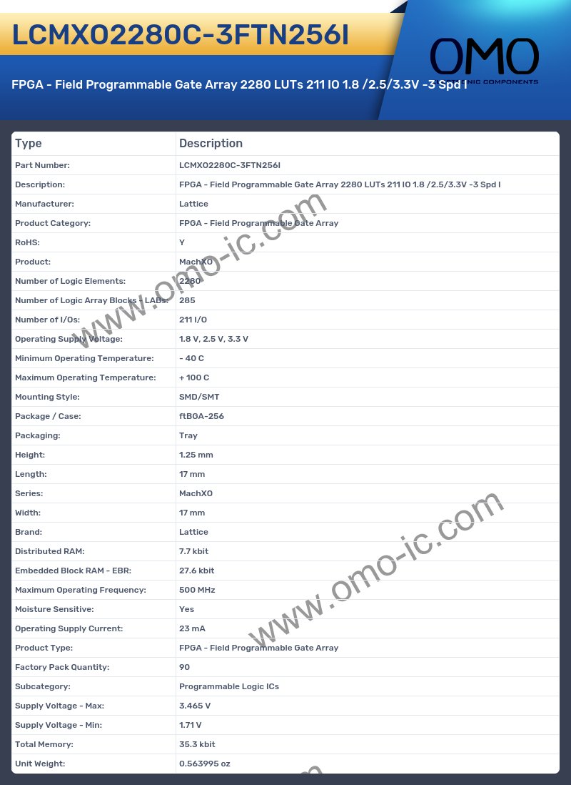 LCMXO2280C-3FTN256I