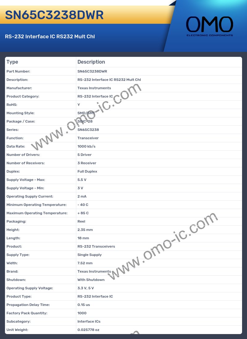 SN65C3238DWR