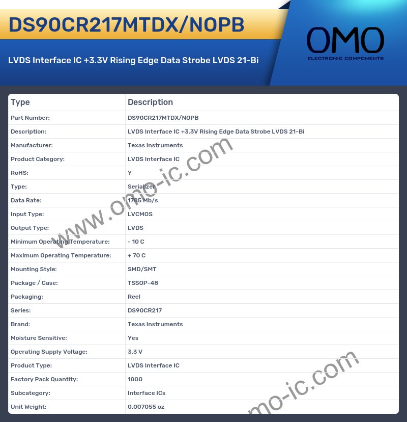 DS90CR217MTDX/NOPB