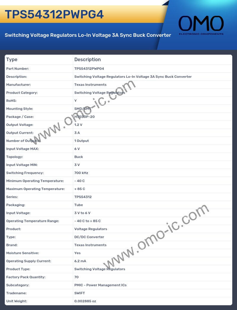 TPS54312PWPG4