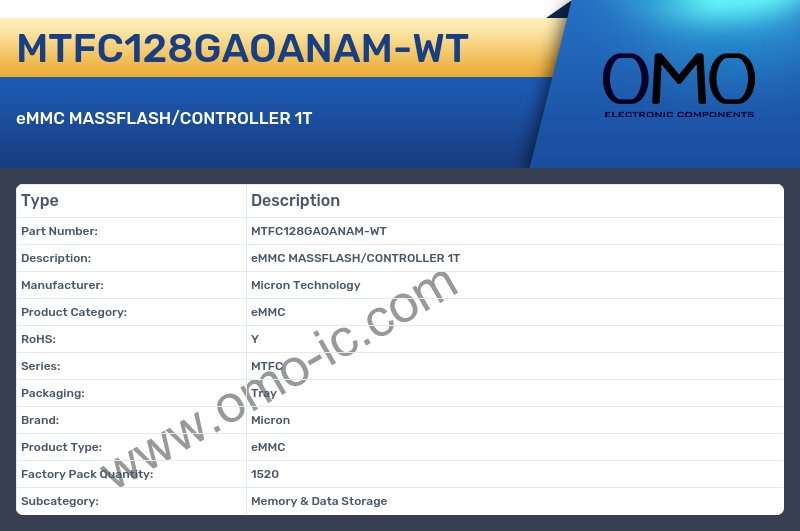 MTFC128GAOANAM-WT