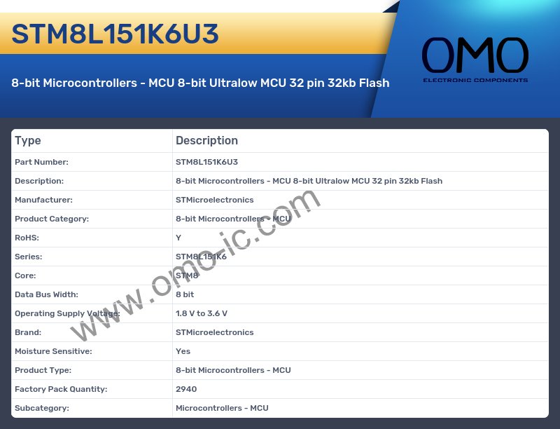 STM8L151K6U3
