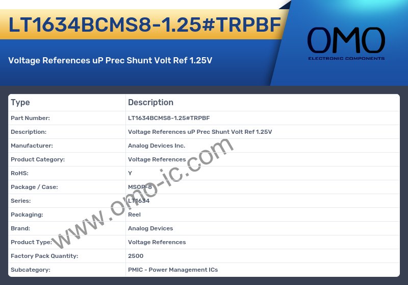 LT1634BCMS8-1.25#TRPBF