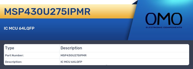 MSP430U275IPMR