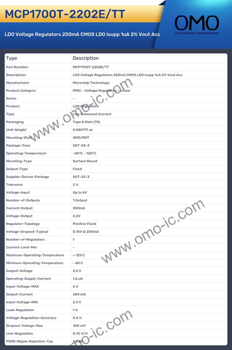 MCP1700T-2202E/TT
