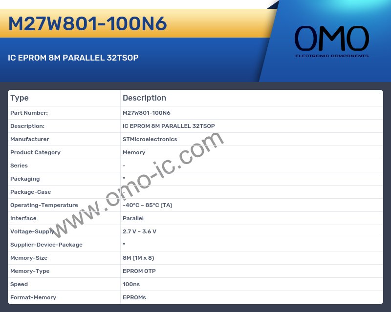 M27W801-100N6