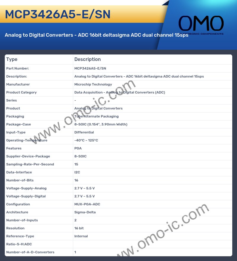 MCP3426A5-E/SN