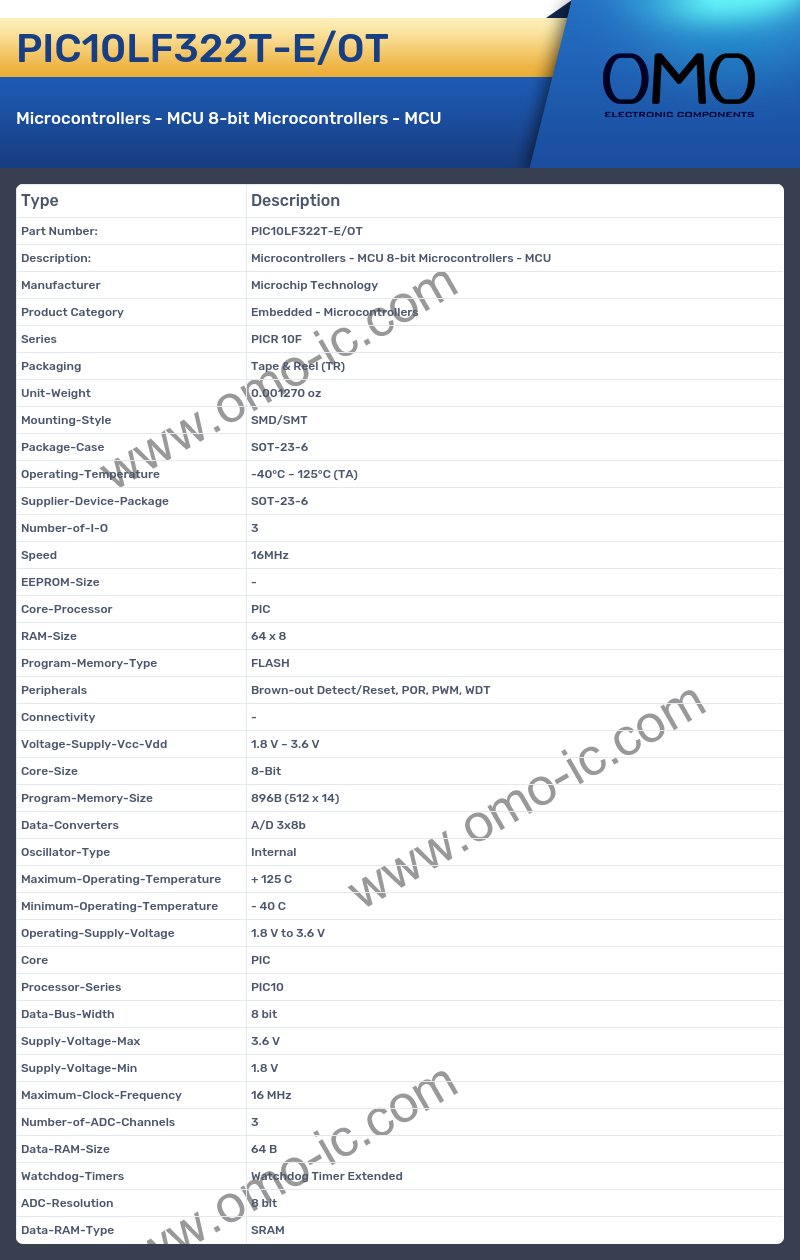 PIC10LF322T-E/OT
