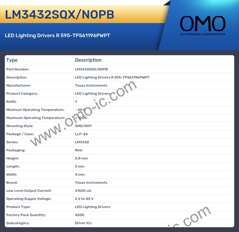 LM3432SQX/NOPB