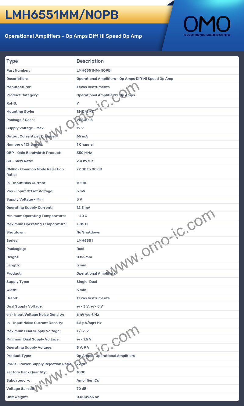 LMH6551MM/NOPB