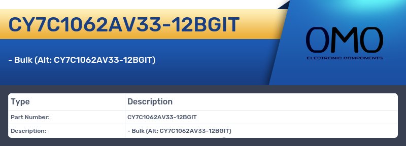 CY7C1062AV33-12BGIT