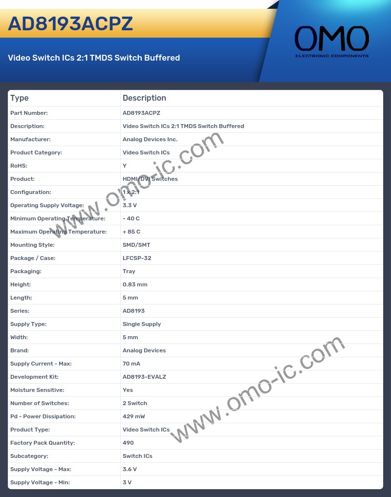 AD8193ACPZ