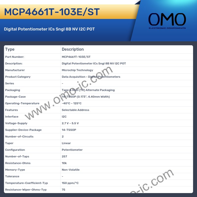 MCP4661T-103E/ST