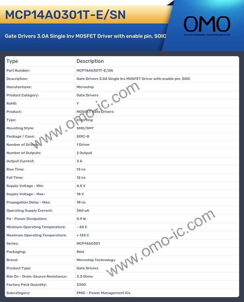 MCP14A0301T-E/SN