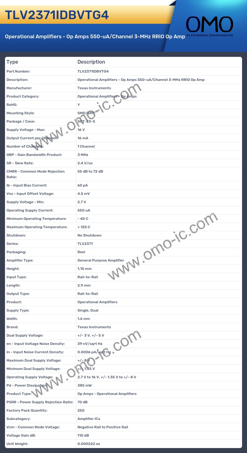 TLV2371IDBVTG4