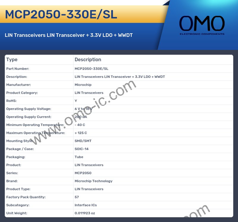 MCP2050-330E/SL