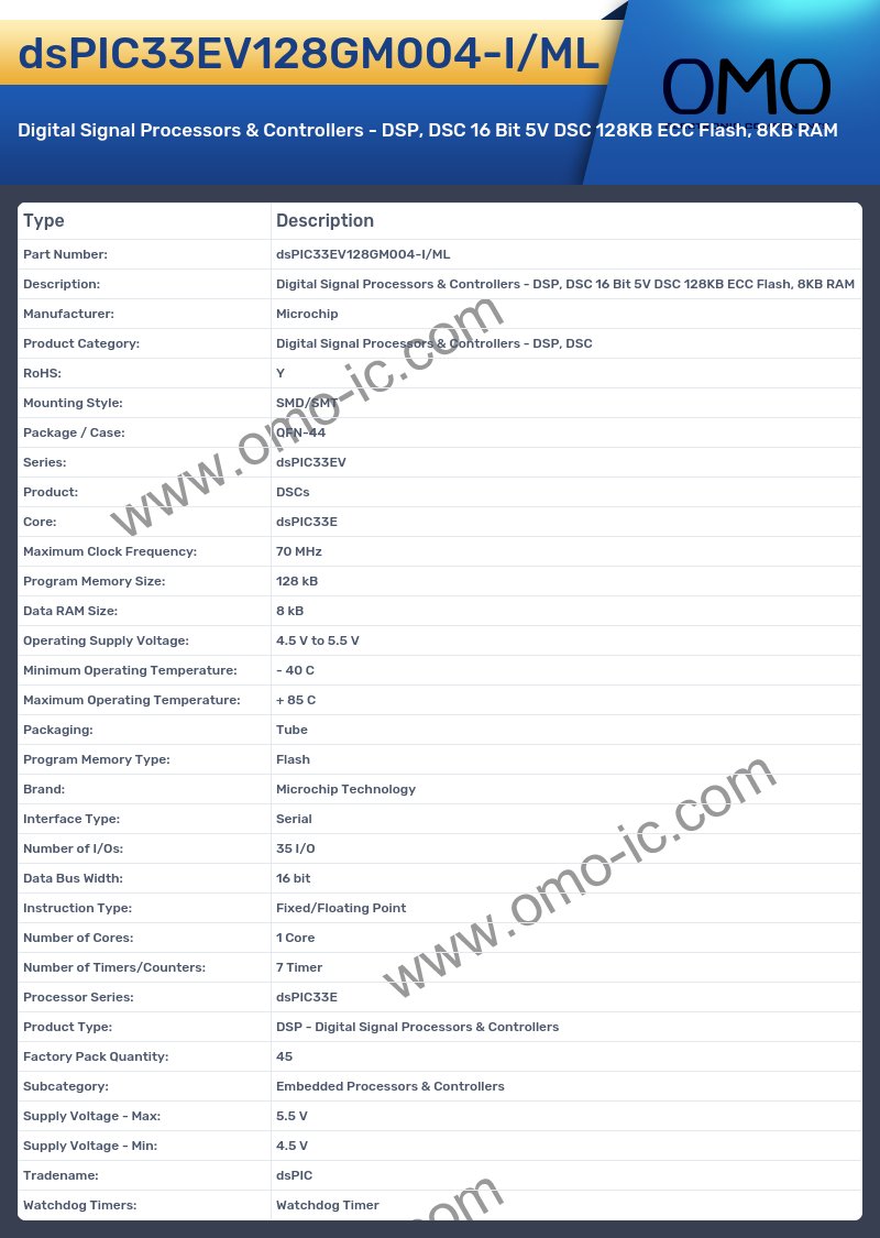 dsPIC33EV128GM004-I/ML