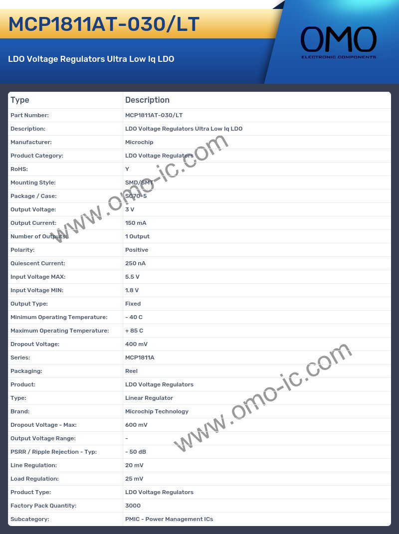 MCP1811AT-030/LT