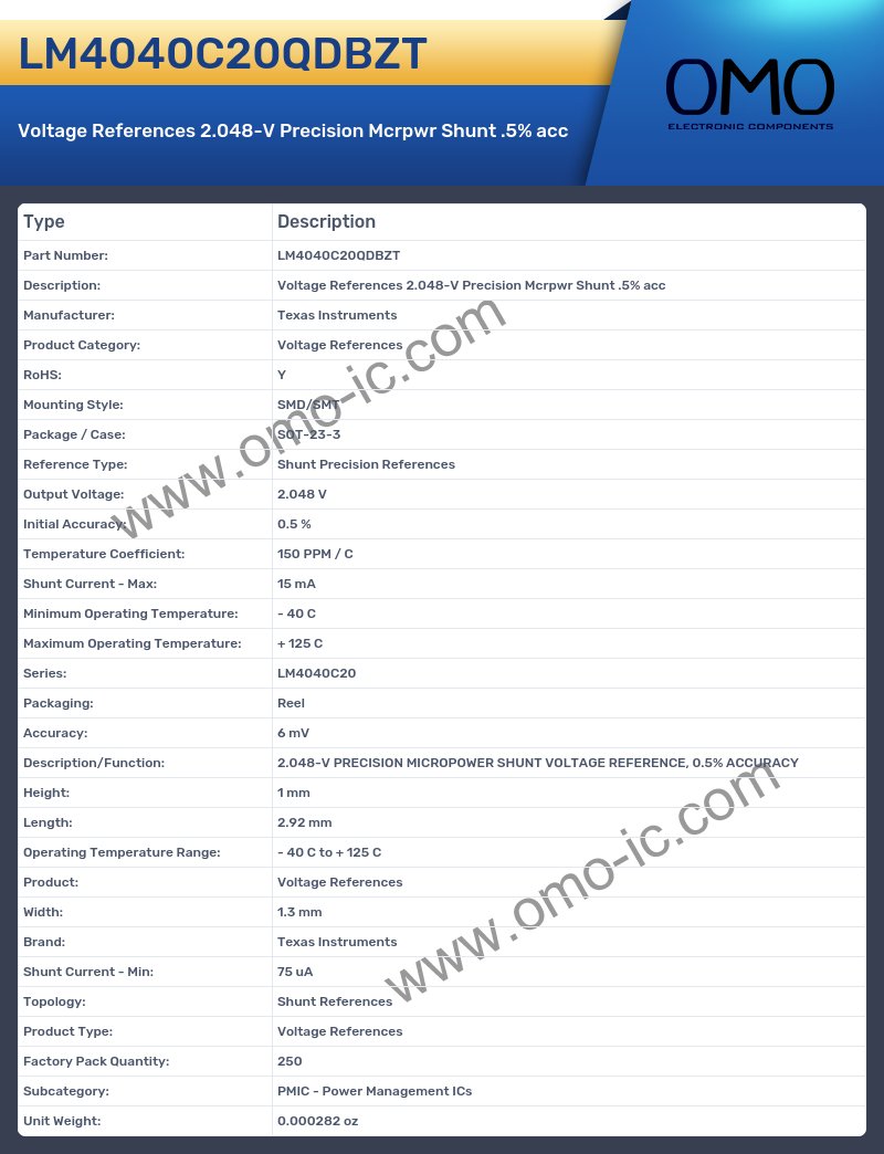 LM4040C20QDBZT